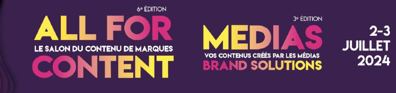 ACTIVE PUBLISHING PRÉSENT AU SALON ALL FOR CONTENT